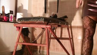 Ass Destroyed before using her toilet