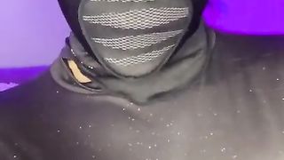 Thief in Balaclava mask gags you and rides you