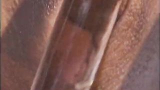 Mistresses are leaning on the chains and having ass poked