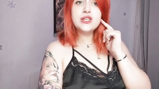Redhead goddess locks you up in chastity