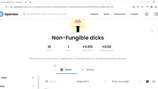 Discover this NFT collection ! Non-Fungible dicks !!!