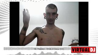 Mr. Pebbles aka Agent_Love_Joy performing a stip funny video with his original music.