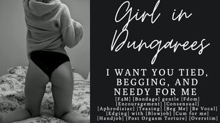 ASMR || I want to hear you beg and moan as you edge! | Bondage | Encouragement | Audio Only