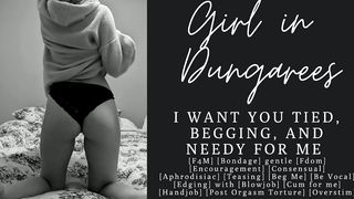 ASMR || I want to hear you beg and moan as you edge! | Bondage | Encouragement | Audio Only
