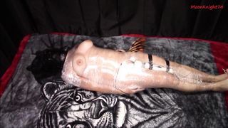 Mummified with vibrator leads to multiple orgasms. Full video