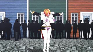 mmd r18 big ass thick lady vs sexy fit thin babe booty battle twerk fight 3d hentai