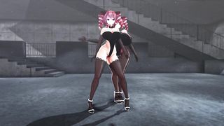 Mmd r18 3D hentai The Powerpuff Girls surprise from flat to big tits big change new year