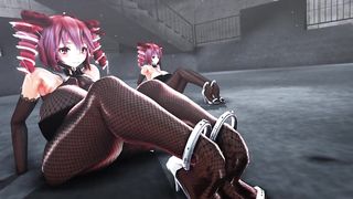 Mmd r18 3D hentai The Powerpuff Girls surprise from flat to big tits big change new year