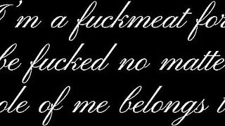 Slave Begs for Being Fucked and Creampied