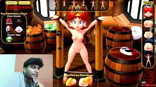 PRINCESS DAISY FROM SUPER MARIO TEASED , 3D HENTAI GAMEPLAY