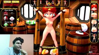 PRINCESS DAISY FROM SUPER MARIO TEASED , 3D HENTAI GAMEPLAY