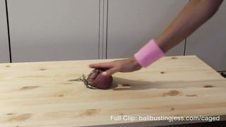 Ballbusting Jess: Stomped, Caged, Plugged, Hammered - Hardcore Ballbusting