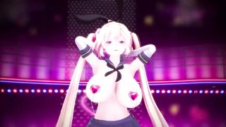 MMd r18 miku modified sex warrior to fuck hard and cum hard for dirty old man 3d hentai