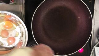 One day I want to make an omelet that looks like a young woman's ass.