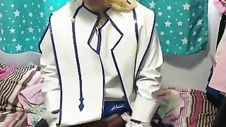 PVC Colette Cosplay Sissy Diaper Vibrator mittens stuffy hump