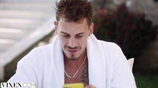 VIXEN Besties Lana & Milena have threesome with married man