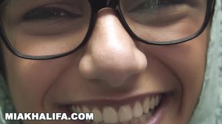 MIA KHALFIA - Arab Goddess Strips Naked In A Library Just For You