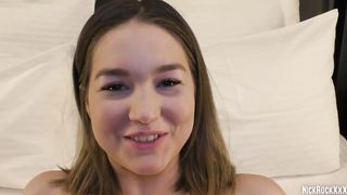 My neighbor's sister Mia Piper aka Hazel Grace came to visit me ( 18 years old )