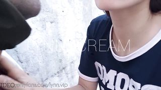 Pendejita Argentina Promo 2022 petea y coge durante el recreo en el patio del Colegio POV