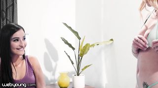 WY Emily Willis & Her BFF Try Tiny Bathing Suit For Spring Break, End Up Eating Each Other's Pussy