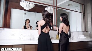 VIXEN Sexy Kenzie Anne makes her debut with Alina & Emily