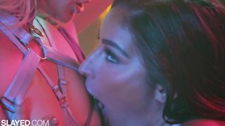 SLAYED Luscious ladies Emily & Charlotte lap each other up