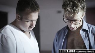 PURE TABOO Doctors Fuck Psych Paitent After She's Caught Masturbating