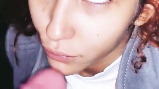 Blowjob on the public park