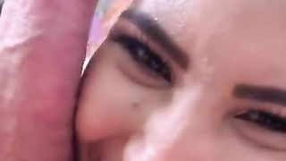 Venezuelan Goddess sucking my dick