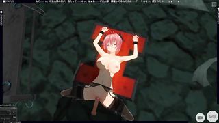 3D HENTAI BDSM Devil girl was caught and fucked