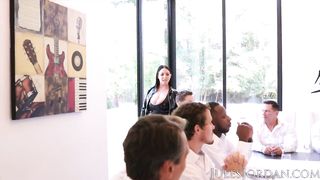 Jules Jordan - Angela White Gangbang, Double Anal, Triple Penetration!