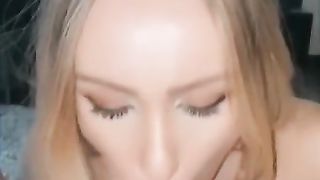 Best blowjob ever and Cum on my toes