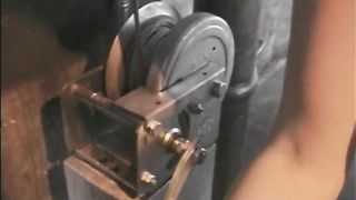 Our lady disciplines a fresh young redhead who had no idea what she was getting into.