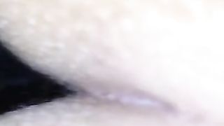 Freaky young white bitch takes cumshot and more