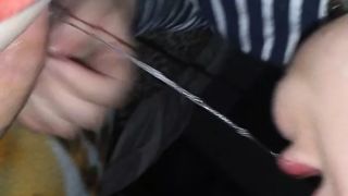 Eye contact struggling facefuck