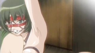 Femdom mistress enema, punch, stick and fuck tied slave girl