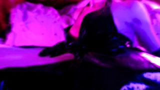 Eva Latex suck deep big horny dick fetish vinyl milf fuck wet pussy pvc leggins gonzo gloves kink