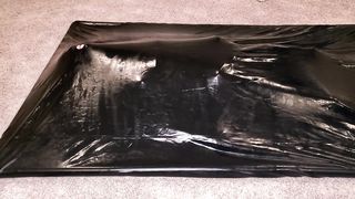 Sealed & Teased in Layers of Latex: Slut Enjoys Breath Play & Orgasms in a Catsuit, Corset, & Vacbed
