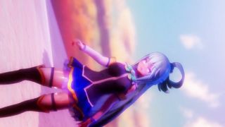 Konosuba - not so useless goddess and the beach