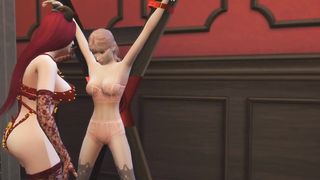 STUDENTS FUCKED BY SUCCUBUS WHEN ENTERING HAUNTED HOUSE | THE SIMS 4