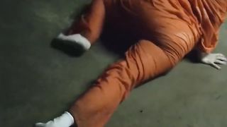 Cuffed Tattoo Girl Gets Tortured with Water in Prison