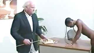 Vintage Ebony Spanking