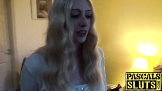 Daddy Pascal dominated by british blondie Jessica Jensen