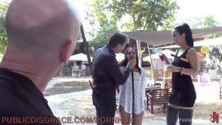 Outdoor Fucking Leaves her Covered in Cum