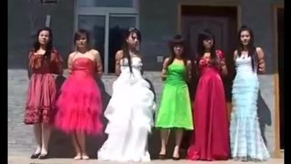 Bound Girls Show off their Dresses and Ropes