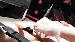 CBT Edging with e-stim and nettle torture big cumshot