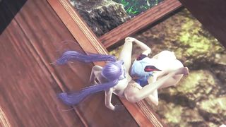 Genshin Impact Hentai Yuri - Ganyu and Keqing hardsex - Japanese Asian Manga Anime Film Game Porn