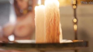 3D Futa Mistress and Submissive Slave-Girls