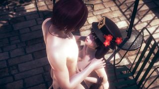 Genshin Impact Hentai - Hu Tao Boobjob and anal with creampie uncensored - Japanese Asian Manga Anime Film Game Porn