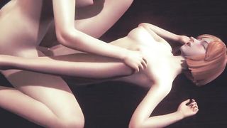 Jujutsu Kaisen Hentai - Nobara Threesome with 2 Futanaris - Japanese Asian Manga Anime Film Game Porn